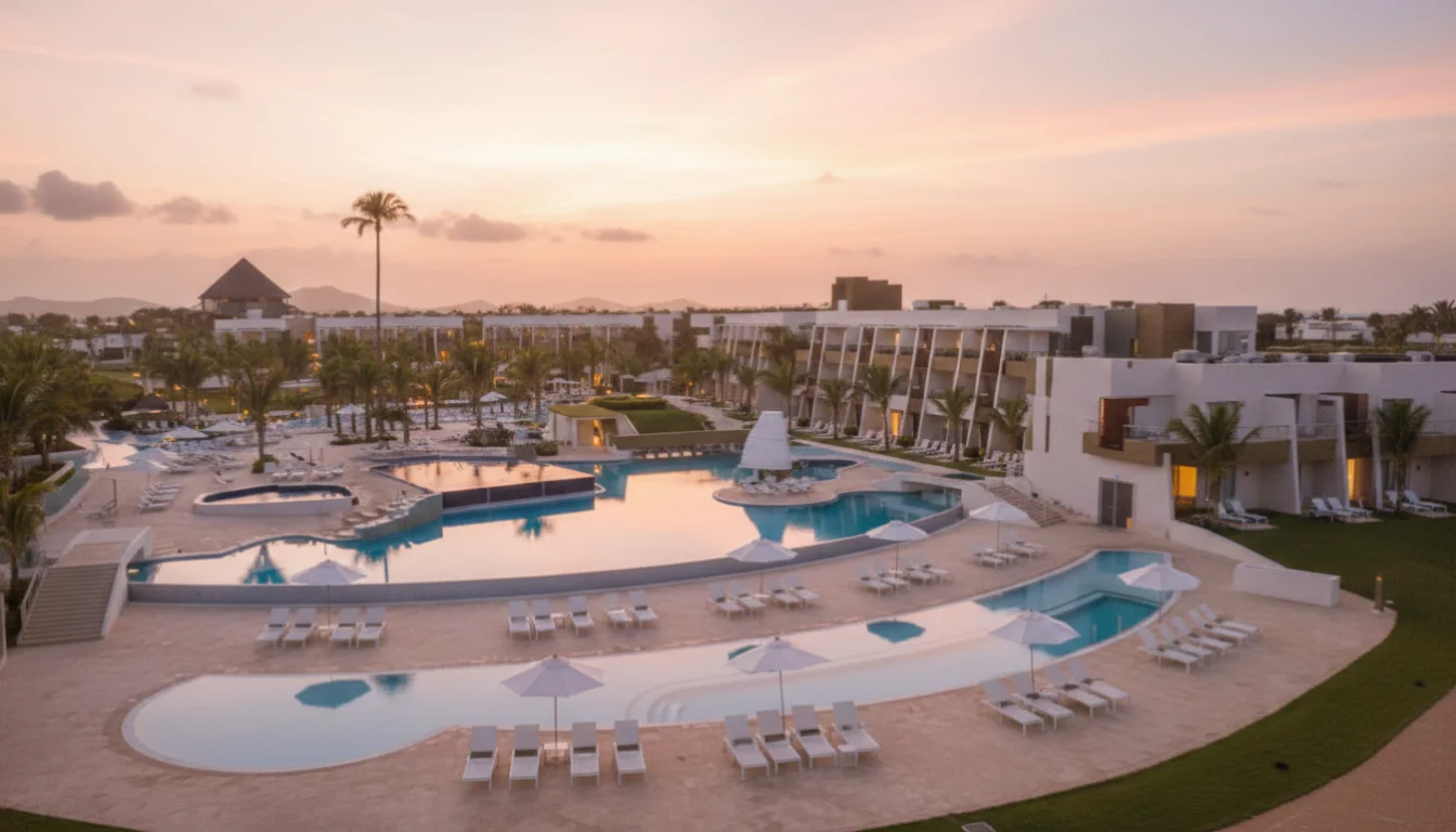 Dreams Onyx Resort & Spa Uvero Alto Poollandschaft und Strand