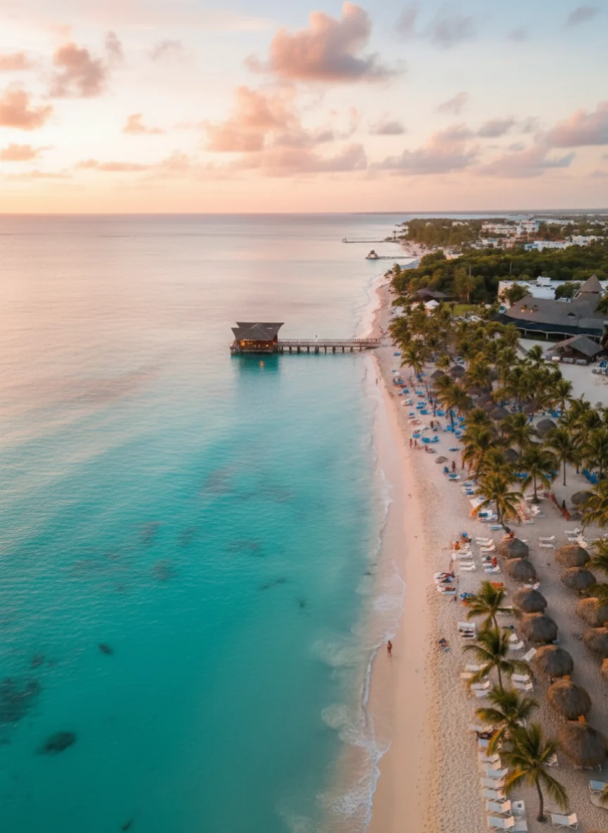 Bayahibe Strand und Fischerboote